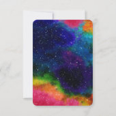 銀河Sci-Fi結婚の 出欠カード (裏面)