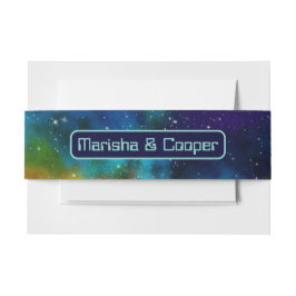 銀河Sci-Fi結婚の 招待状ベリーバンド