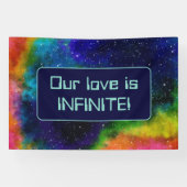 銀河Sci-Fi結婚の 横断幕 (横)