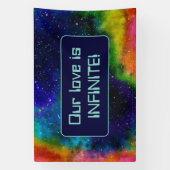 銀河Sci-Fi結婚の 横断幕 (縦)