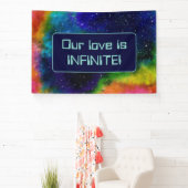 銀河Sci-Fi結婚の 横断幕 (インサイチュ)