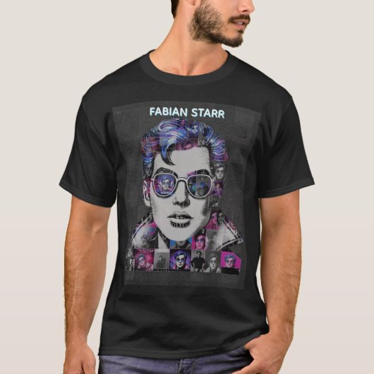 銀河Tシャツ - 宇宙の星雲デザイン Tシャツ (正面)