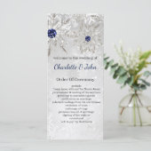 銀海軍のスノーフレーク冬の結婚式 プログラム (スタンド正面)