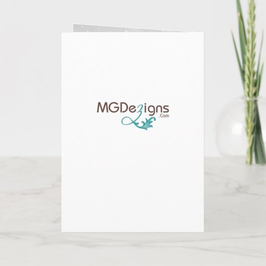 銀海軍のスノーフレーク冬の結婚式 招待状 (裏面)