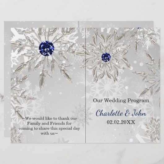 銀海軍スノーフレーク冬の結婚式 (正面/裏面)