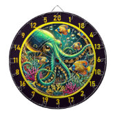 銀潮流タコのダーツボード ダーツボード (正面)