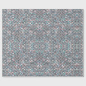 銀灰色の人魚ホログラフィはかりで測ックの切り離 ラッピングペーパー (フラット)