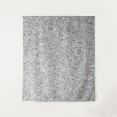 銀灰色の光のグリッターきらめき タペストリー (正面)