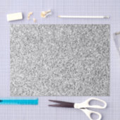 銀灰色の光のグリッターきらめき 薄葉紙 (クラフト)