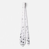 銀灰色の星 ネクタイ (正面)