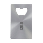 銀灰色メタリックテクスチャ2 クレジットカード栓抜き (裏面)