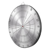 銀灰色メタリックテクスチャ ダーツボード (正面右)