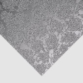 銀灰色金エレガント属多肉模様 薄葉紙 (詳細)