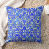 銀灰色青踊り巻 クッション (ブランケット)