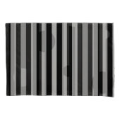 銀無地の可逆 枕カバー (正面)