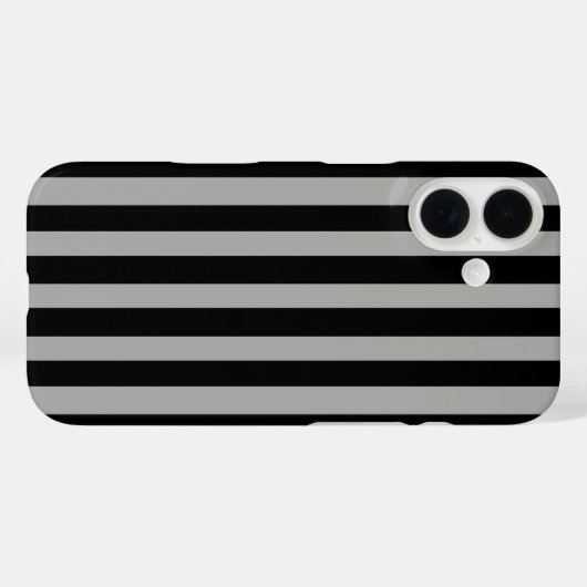 銀無地の色 Case-Mate iPhoneケース (裏面 (横))