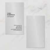 銀独占的グレモダンイ 名刺 (正面/裏面)