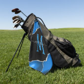 銀王室の瑪瑙 ゴルフタオル (グリーン)