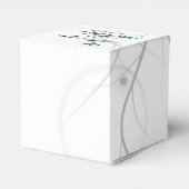 銀珊瑚結婚式の引き出物箱 フェイバーボックス (裏面サイド)