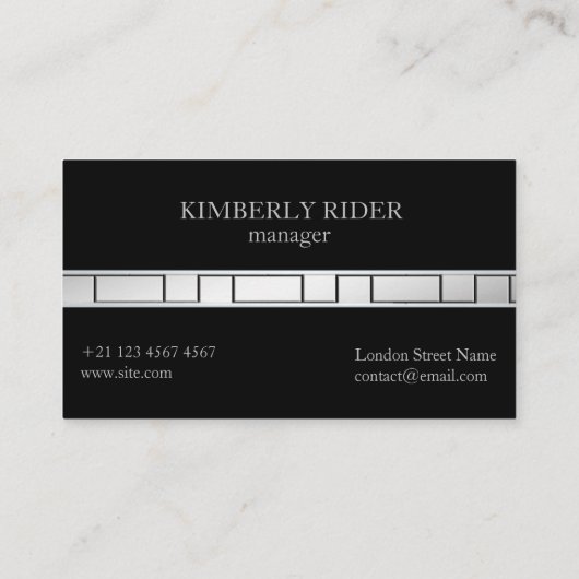 銀瓦 名刺 (裏面)