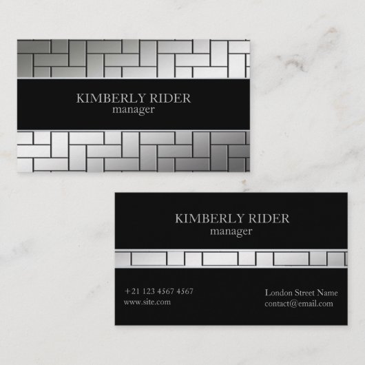 銀瓦 名刺 (正面/裏面)