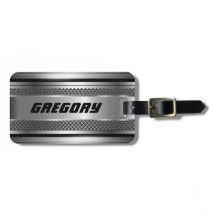 銀男らしフェイクデザインストライプモノグラム