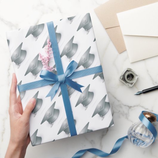 銀目盛りキャップ ラッピングペーパー (ギフト)