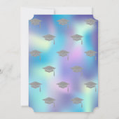 銀目盛キャップによるホログラフィック目盛り 招待状 (裏面)