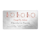 銀箔の変更住所 シール (正面)