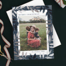 銀箔の枝メリークリスマス3写真