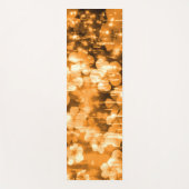 銀箔の花が水にきらめく日差し ヨガマット (正面)