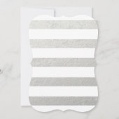 銀箔ガラス | エレガントウェディング招待状 招待状 (裏面)