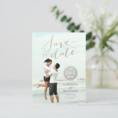 銀箔ガラス | 写真はがきを保存 案内ポストカード (スタンド正面)