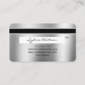 銀箔クレジットカードギフトカード 名刺 (裏面)