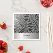 銀箔パーソナライズされたモチーフ2 スタンダードカクテルナプキン (インサイチュ)