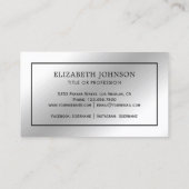 銀箔ブラックフェザーヴィンテージキルペン 名刺 (裏面)