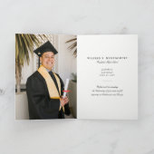 銀箔モノグラムモダンアルファベットWフォトグラード 招待状 (内部)