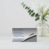 銀箔名刺 名刺 (スタンド正面)