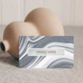 銀箔抽象芸術カスタムロゴ名刺 名刺