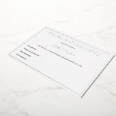 銀箔美術品証文 箔招待状 (回転した状態)