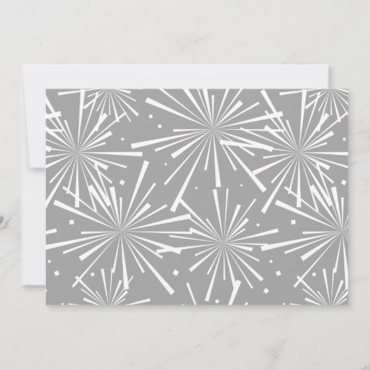 銀箔風船大晦日パーティーII 招待状 (裏面)