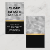 銀箔 | メタリックシャイン 名刺 (正面/裏面)