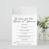 銀紙吹雪ブライダルシャワーゲーム印刷 (スタンド正面)