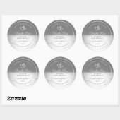 銀素晴らし海製品包装ラベル ラウンドシール (シート)