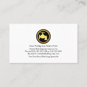 銀素晴らし青波管設備 名刺 (裏面)