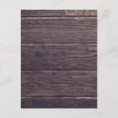 銀素朴と紫のフローラの結婚詳細 エンクロージャーカード (裏面)