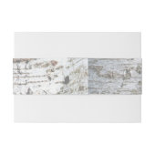 銀素朴樺の木ツリー赤ちゃんシャワー 招待状ベリーバンド (裏面例)