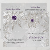 銀紫雪の冬の結婚式 (正面/裏面)