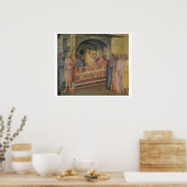 銀細工師のワークショップの聖エロイ ポスター (キッチン)