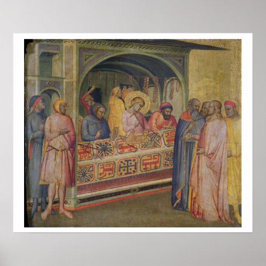 銀細工師のワークショップの聖エロイ ポスター (正面)